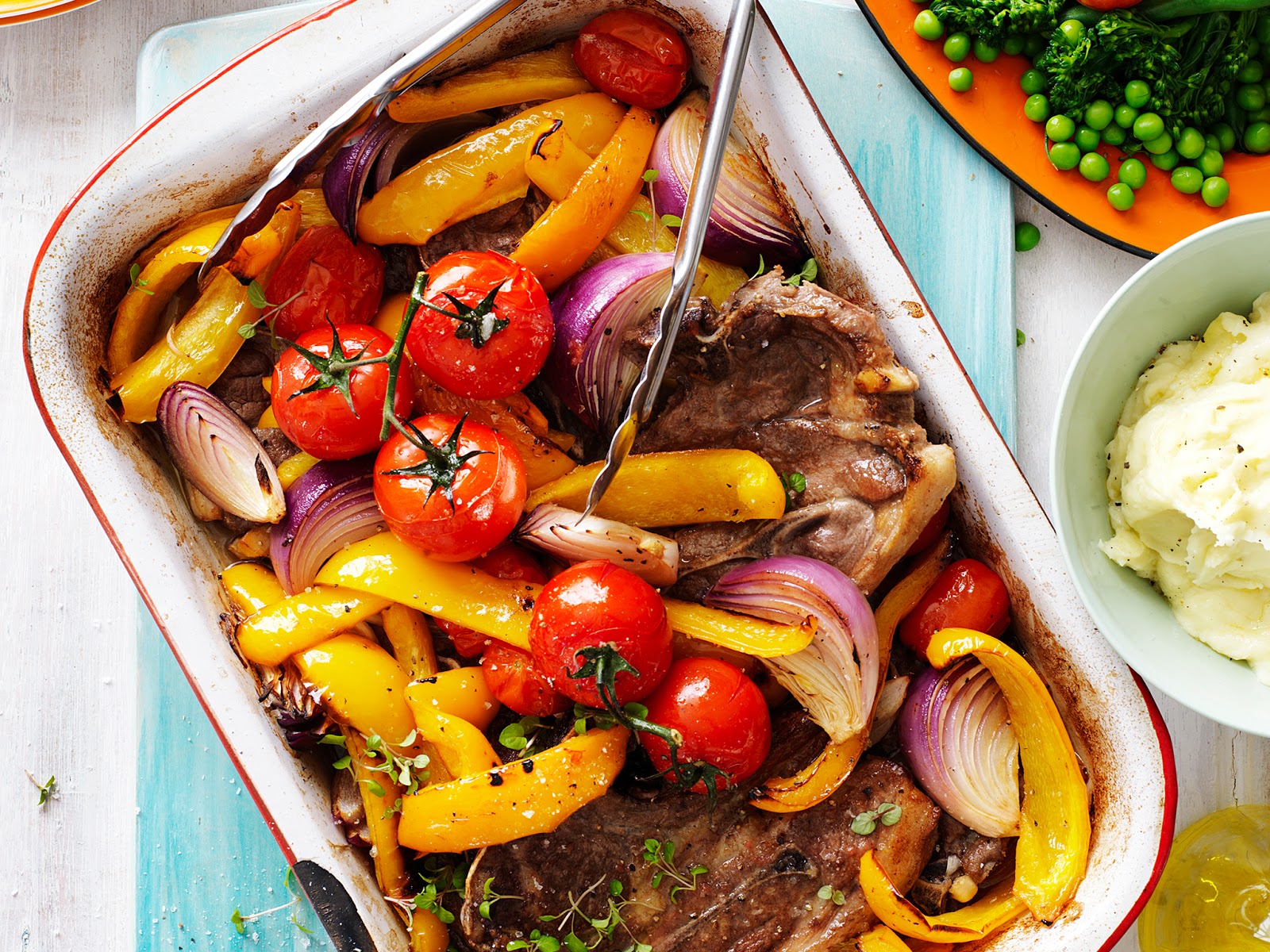 Veal filet with vegetables