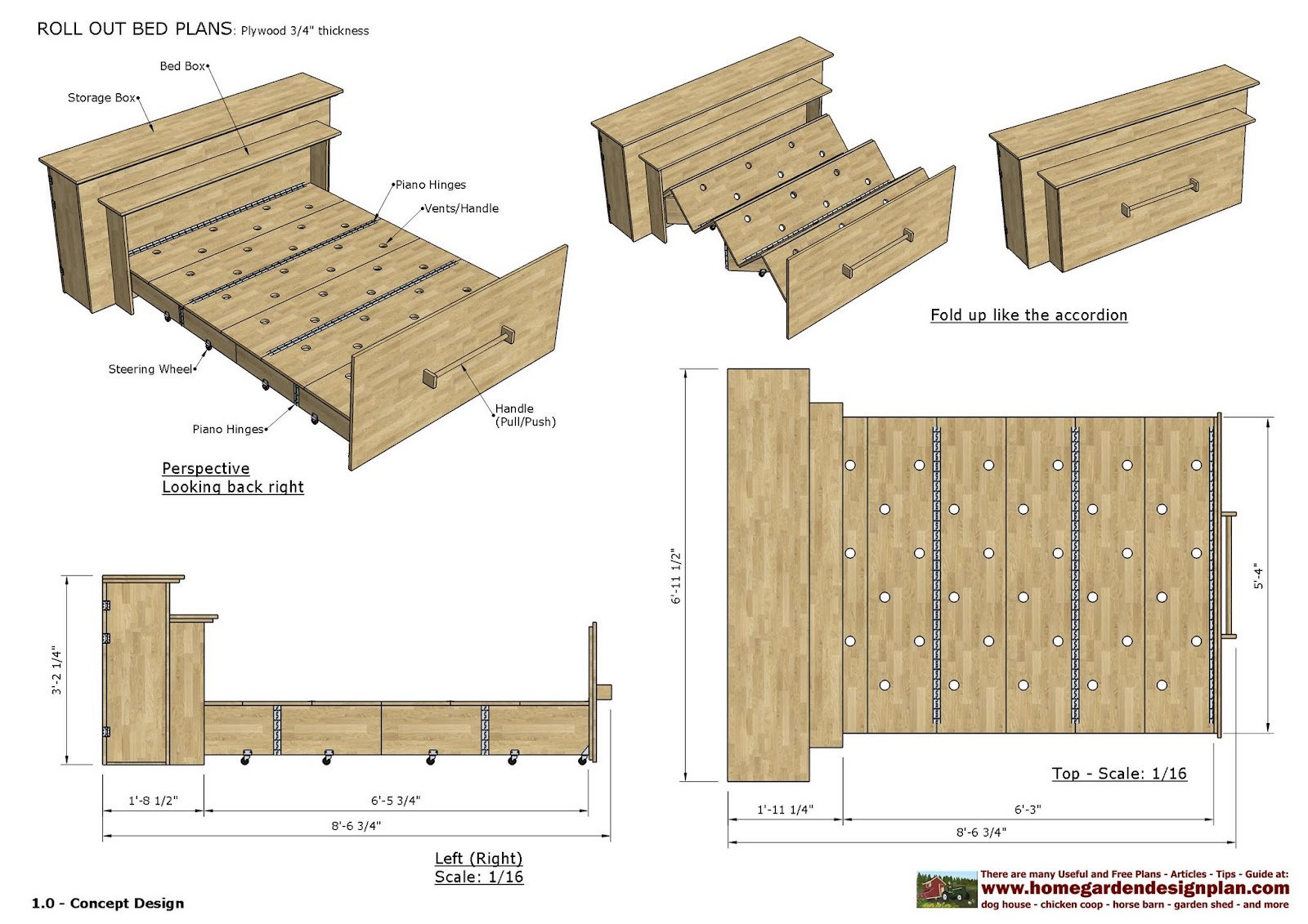 Home Garden Plans Rob100 Roll Out Bed Construction Smart An Error Occurred