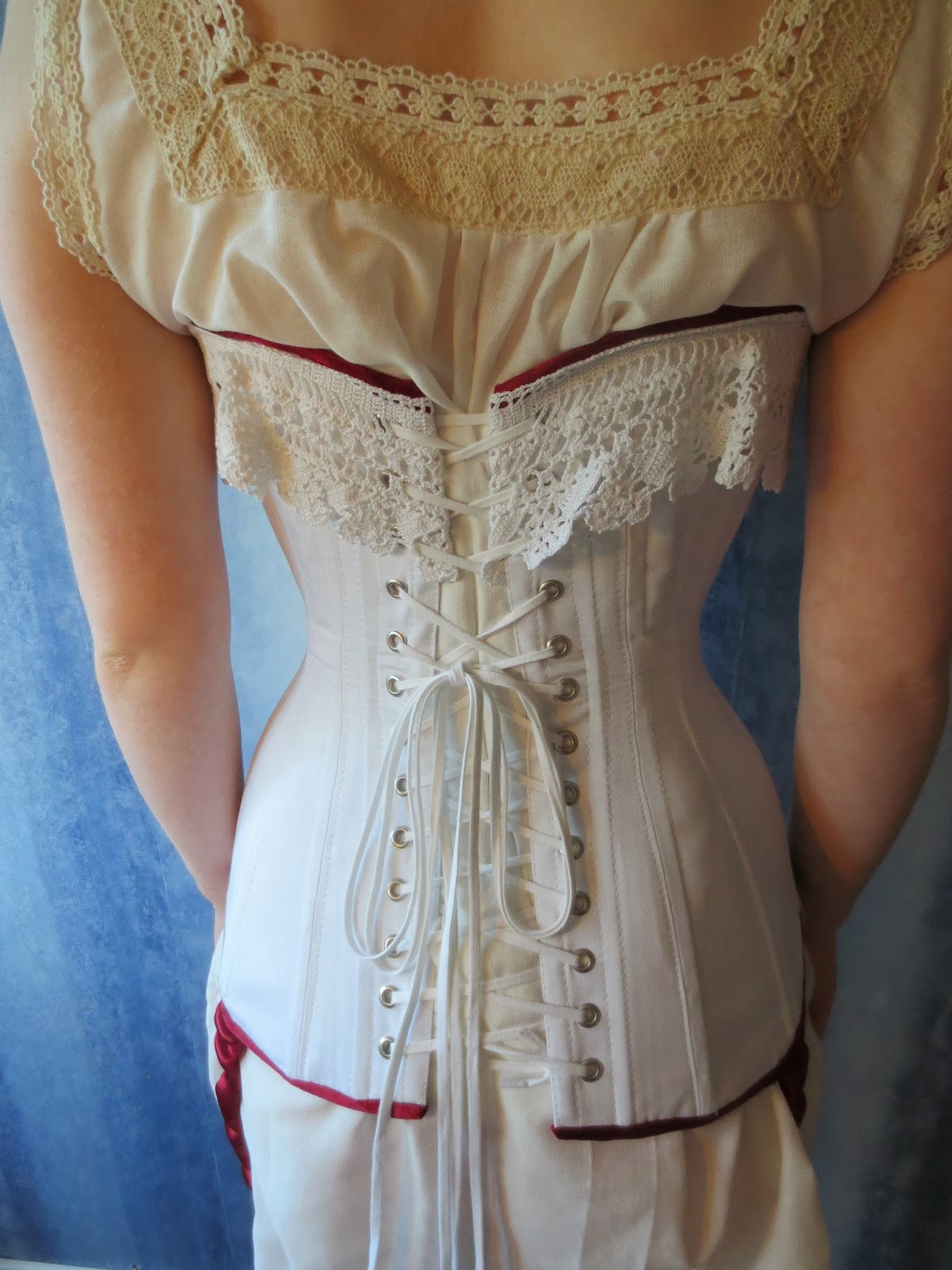 The sewing room: Finished Edwardian corset - HSF 19