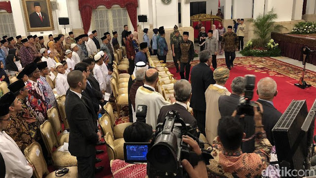Jokowi Peringati Malam Nuzululquran di Istana Negara