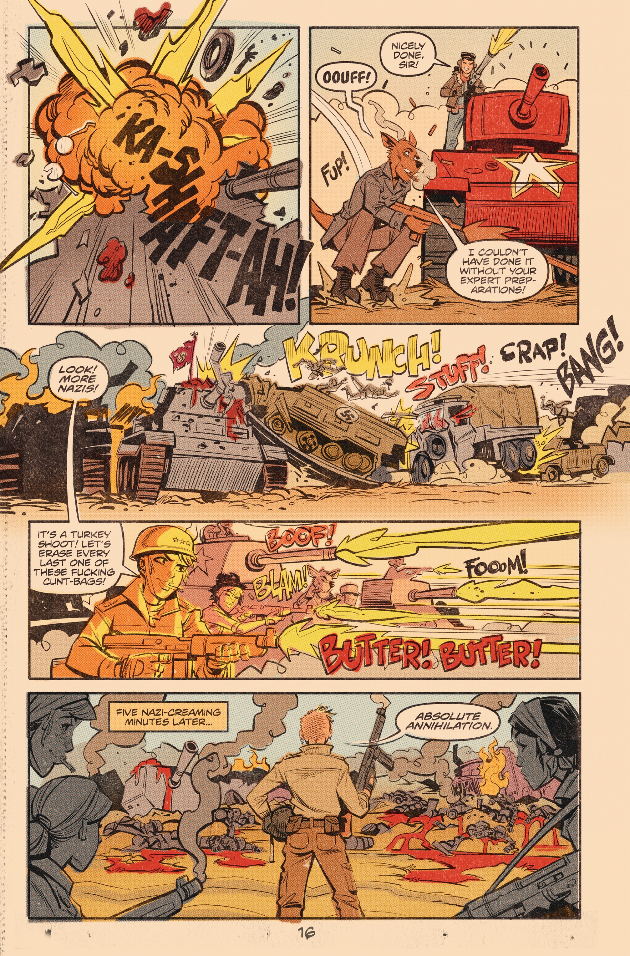 Read online Tank Girl: World War Tank Girl comic -  Issue #3 - 17