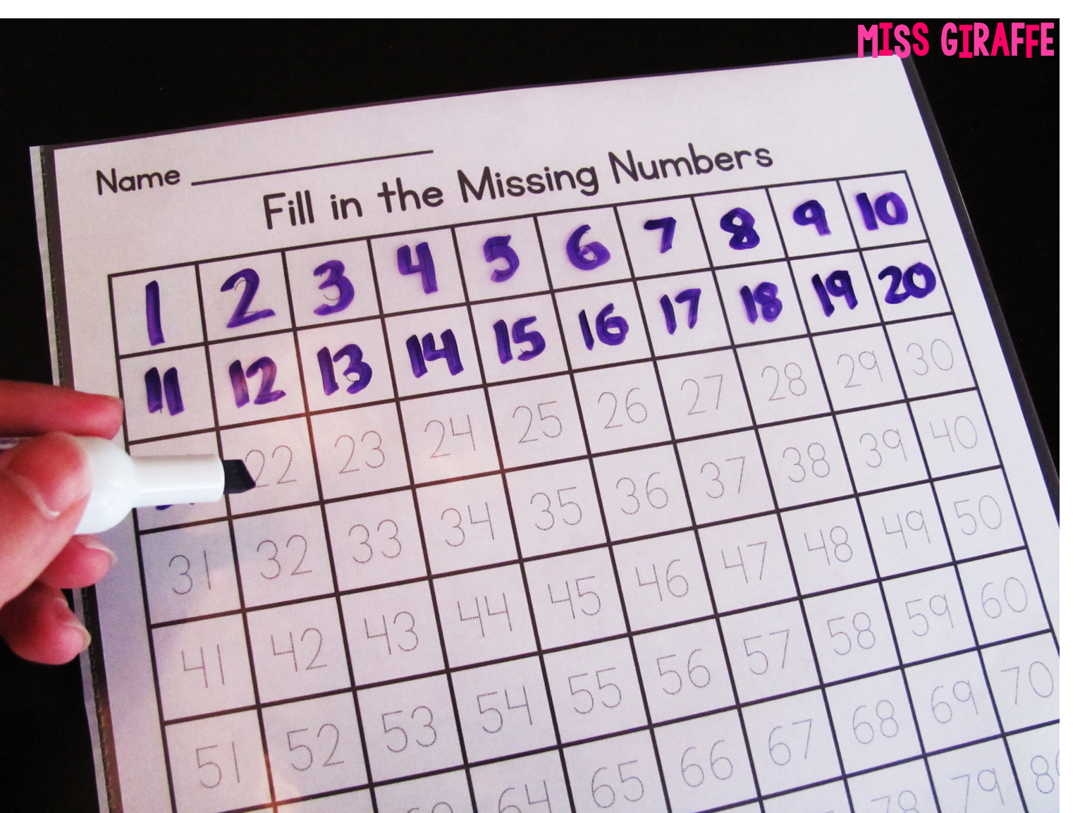 Miss Giraffe's Class: Building Number Sense in First Grade