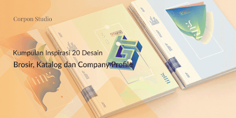 Inspirasi 20+ Desain Brosur Dan Katalog Atau Company Profile Modern Untuk Desain Grafis