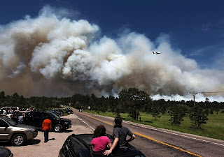 Colorado Springs in flames