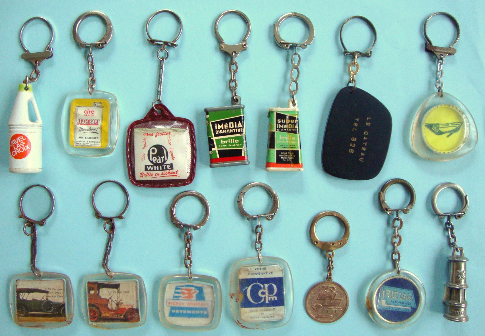 Porte clé vintage Thé Lipton des années 60 - Boutique Vintage