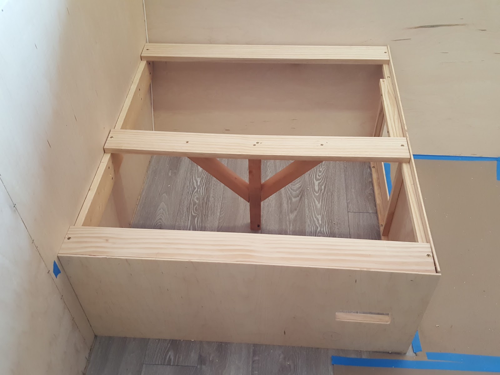 Dinette Bench Construction Part Ii