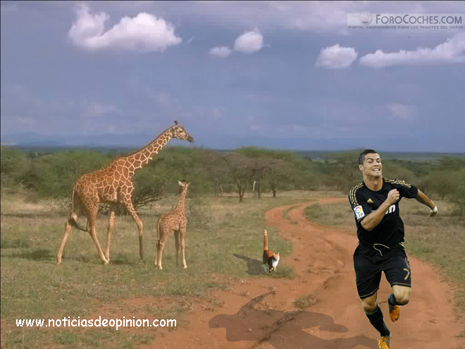 Fotos divertidas de CR7 Cristiano Ronaldo retocadas con Photoshop Fotos graciosas de CR7 Cristiano Ronaldo editadas con Photoshop
