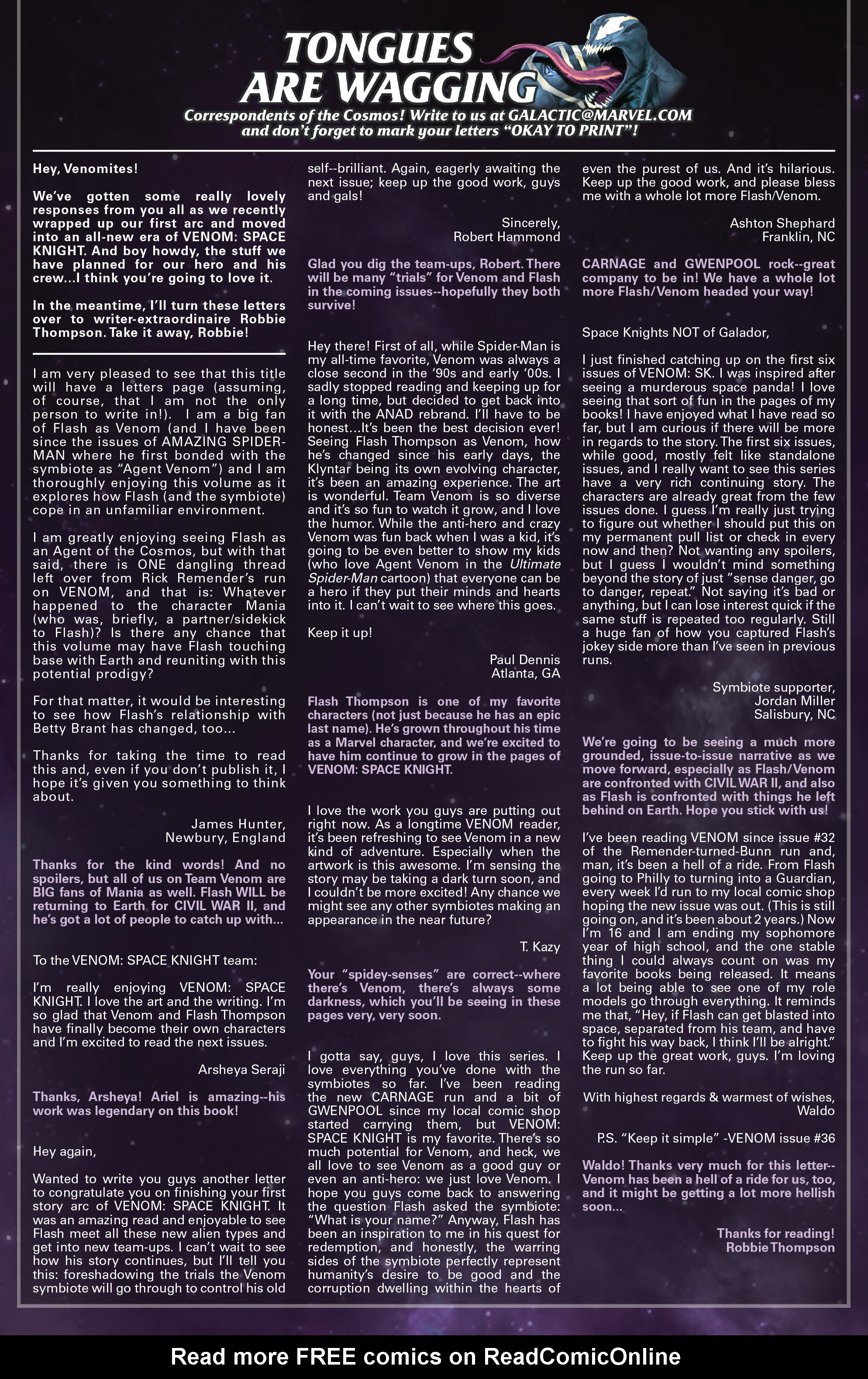 Read online Venom: Space Knight comic -  Issue #8 - 22