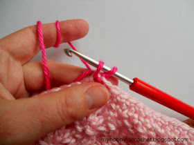 Twisted Single Crochet:  Written Instructions and Tutorial on myhobbyiscrochet.com
