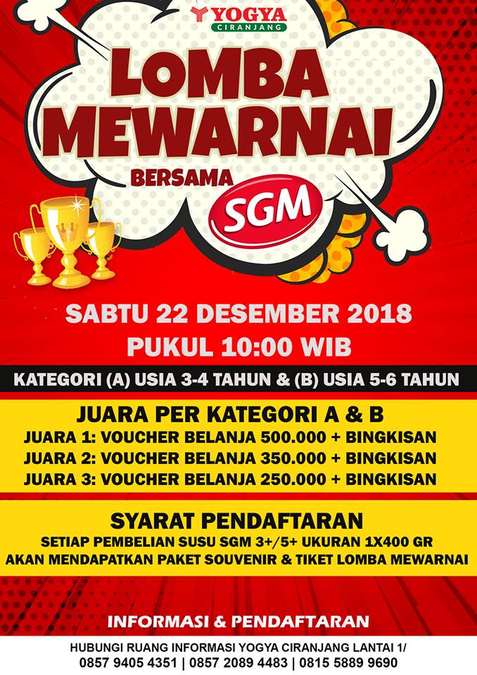 Lomba Mewarnai bersama SGM - lomba menggambar dan mewarnai 2021