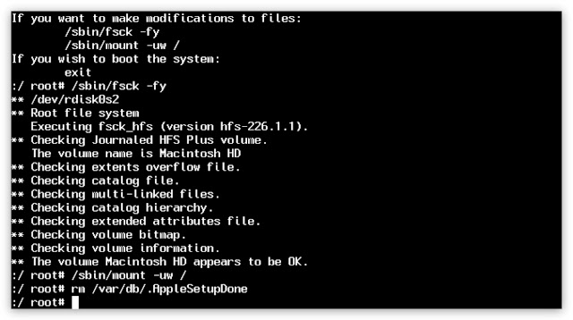 Delete the Apple Setup done file to change standard account into admin
