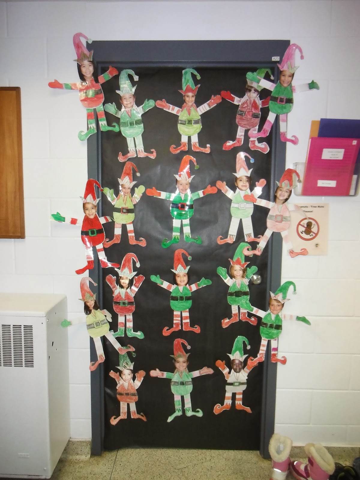 Notre Dame Catholic Elementary School News and Events: Christmas Door