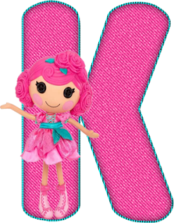 Alfabeto Rosa con Lalaloopsy.