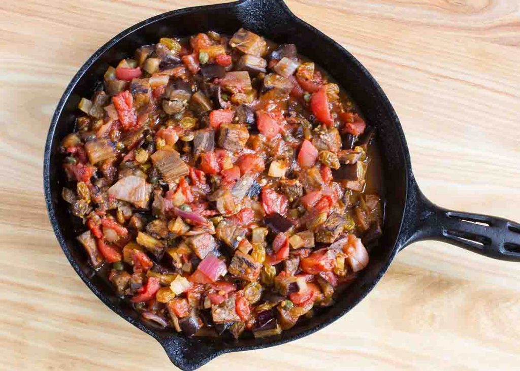 Eggplant Caponata Pasta International Cuisine Recipes
