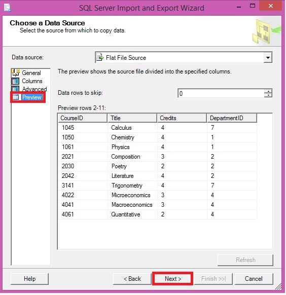 How to import data using import and export wizard in SQL Server ~ SQL ...