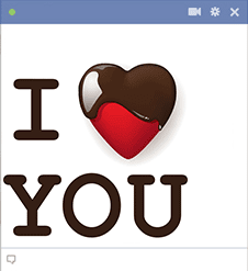 Chocolate I Love You for Facebook