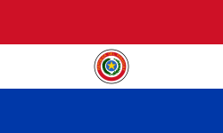Two sides of the flag of Paraguay