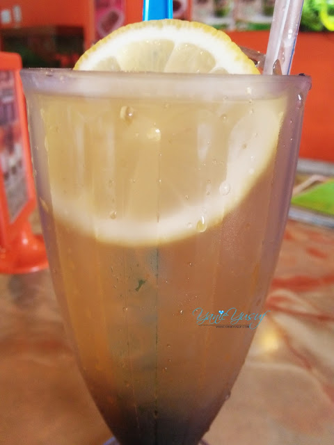 Restoran Ayam Kampung Tanjung Malim, air Lemon Jasmine Green Tea 