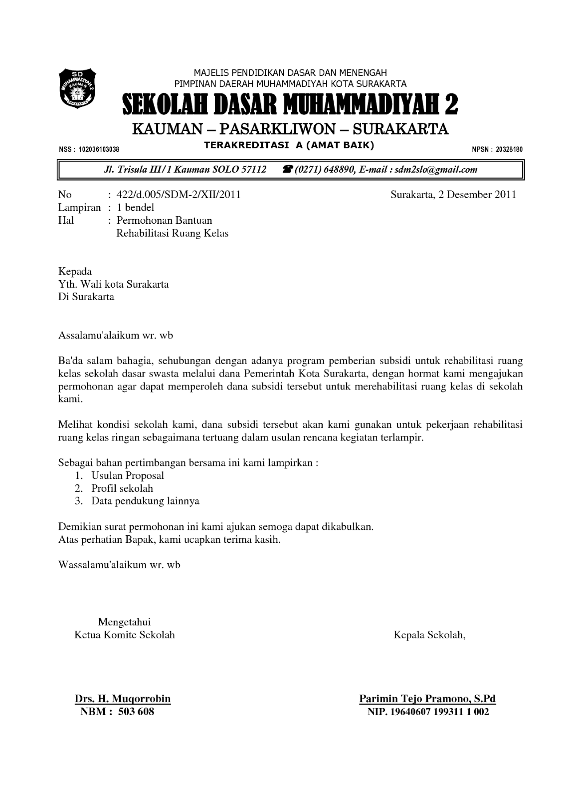 Contoh Surat Permohonan Bantuan Dana Ke Wali Murid Contoh Surat | Sexiz Pix