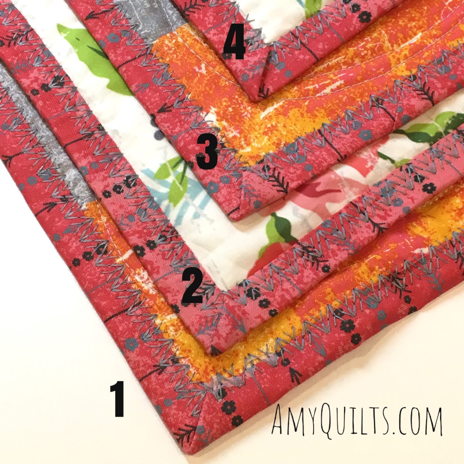 Amy's Free Motion Quilting Adventures Binding Quilts with the Janome