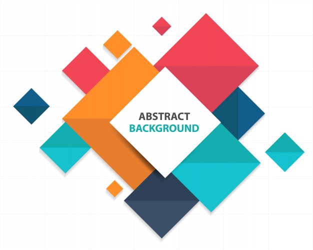 Modern geometric infographic template Free Vector