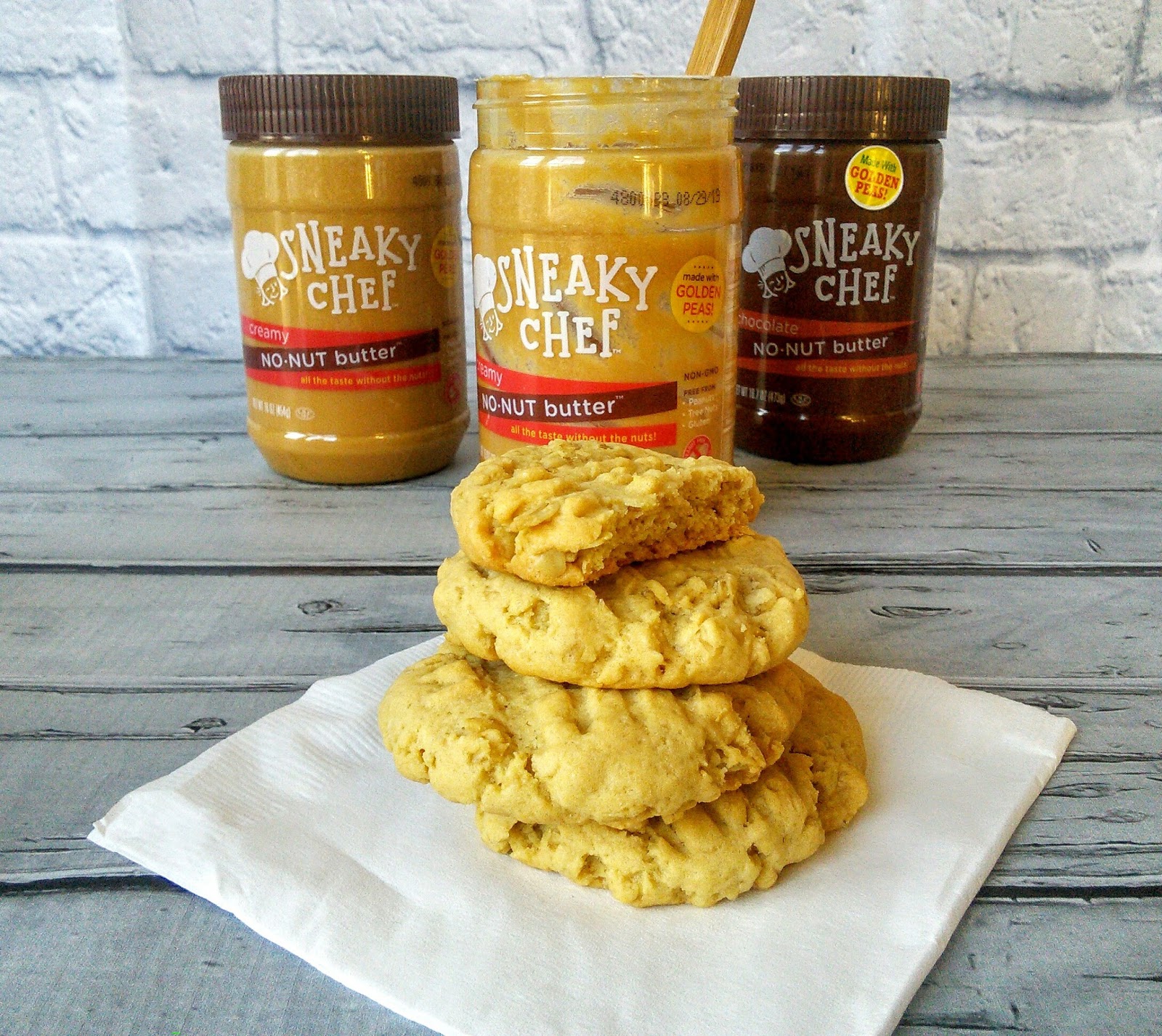 NoNut Butter Oatmeal Cookies