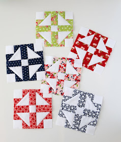 Patchwork Quilt Along free block pattern - cute block called Grandmother's Choice