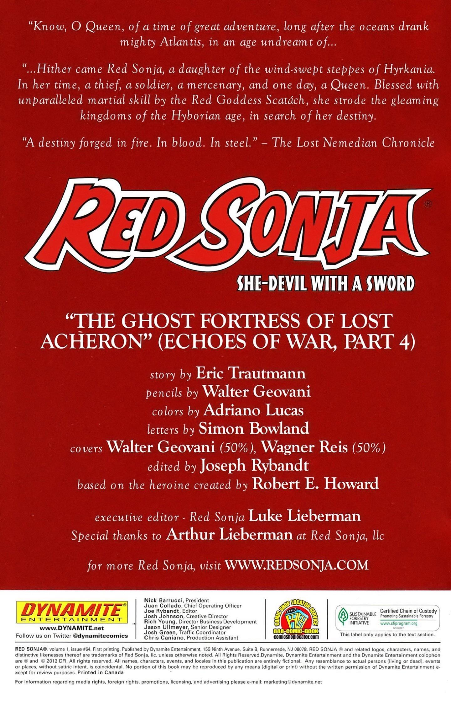 Red Sonja (2005) Issue #64 #69 - English 3