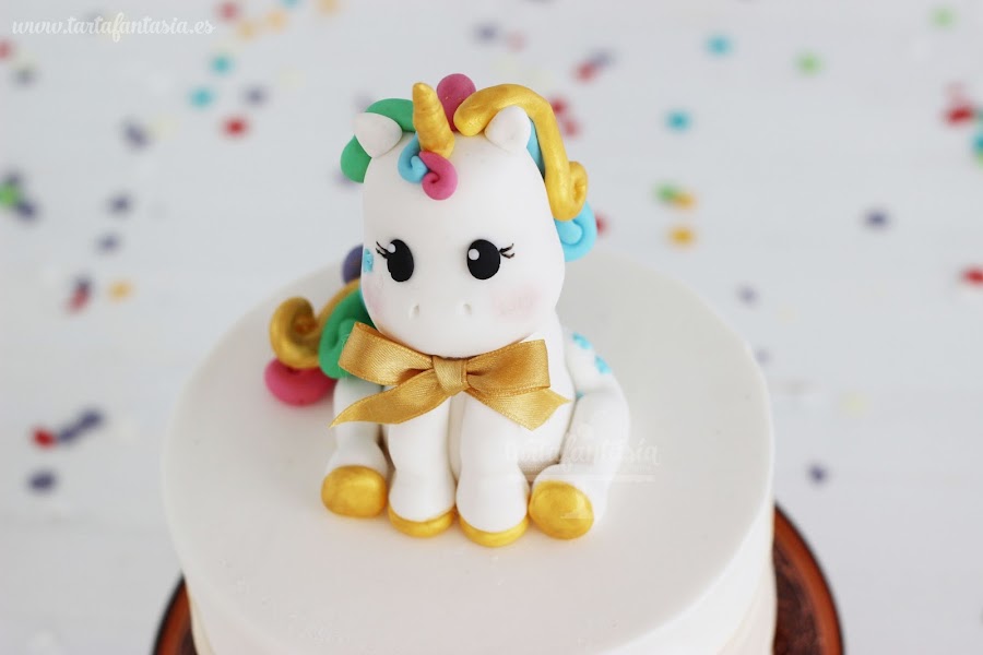 Unicornio de fondant