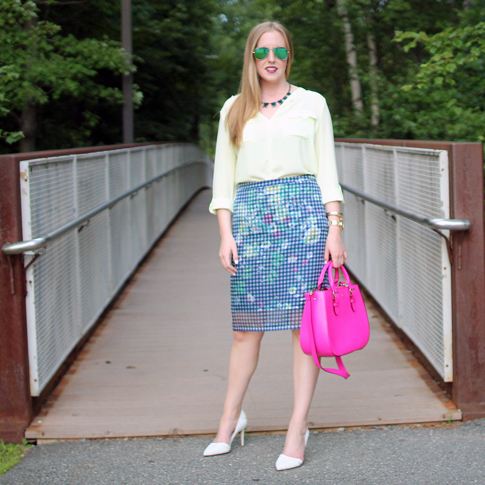 Gingham Goes Floral | style-blueprint