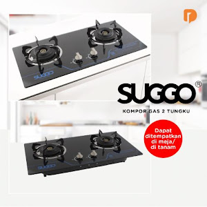 Suggo Kompor Gas 2 Tungku