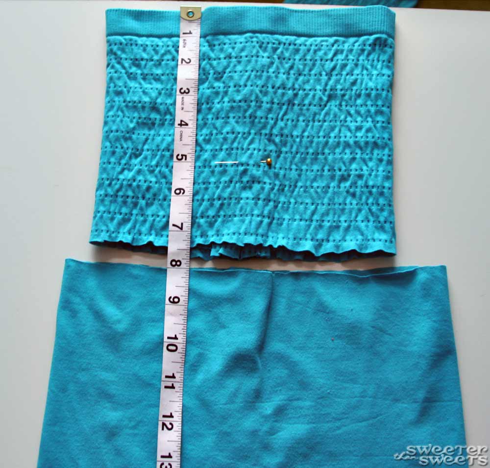 SweeterThanSweets: Women's Tube Top to Toddler Tunic - Tutorial