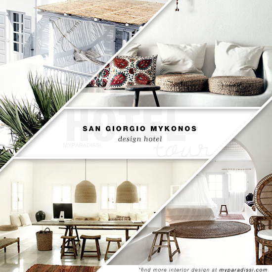 San Giorgio Mykonos bohemian luxury design hotel