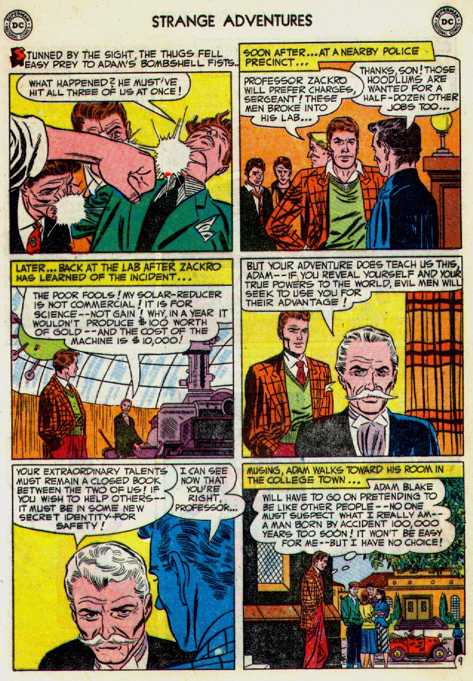 Read online Strange Adventures (1950) comic -  Issue #9 - 11