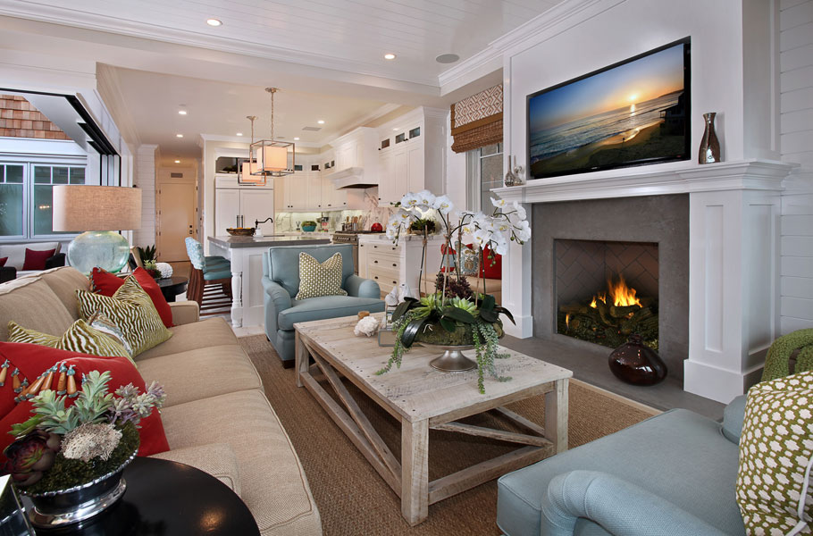 New Home Interior Design: California Beach House