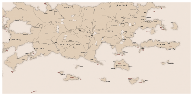 here dragons abound continent maps part 3 land shapes