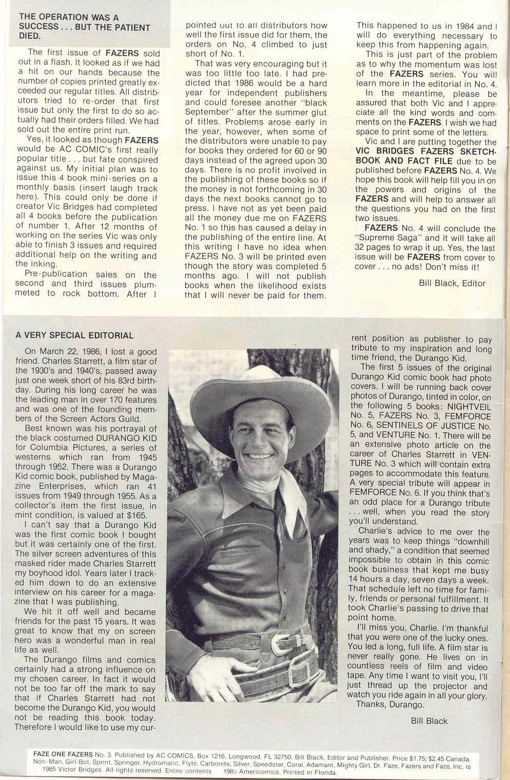 Read online Faze One Fazers comic -  Issue #3 - 2