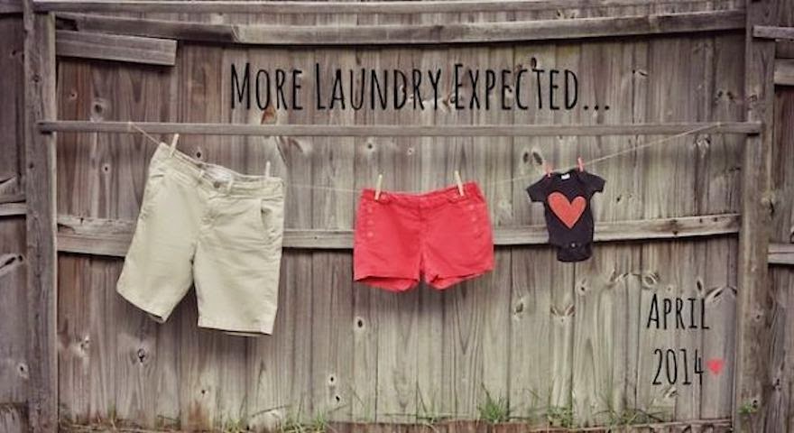 30 Of The Most Creative Baby Announcements Ever - New Baby, More Laundry