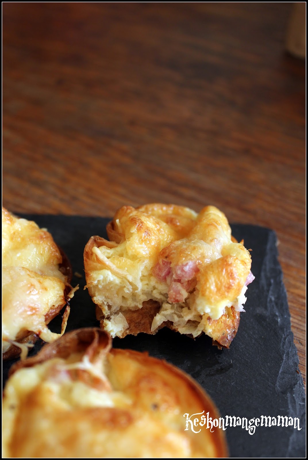 Keskonmangemaman? Mini quiches tortilla cups