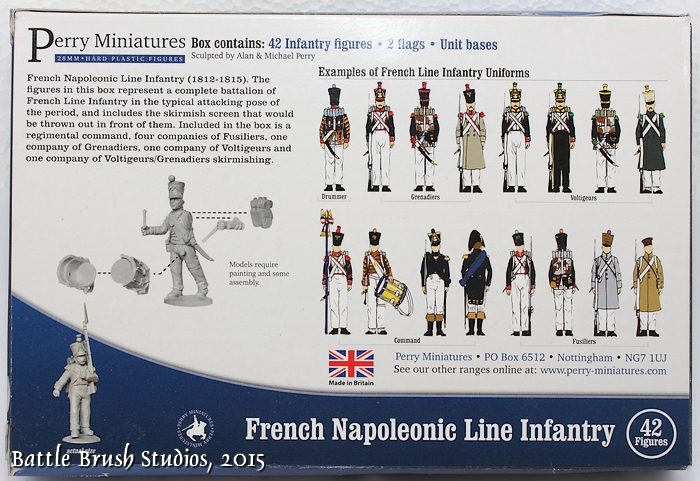 Battle Brush Studios Review Late Napoleonic Line Infantry Perry