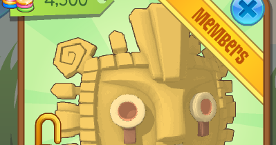 The Animal Jam Friendship Community: Rare Zios Mask
