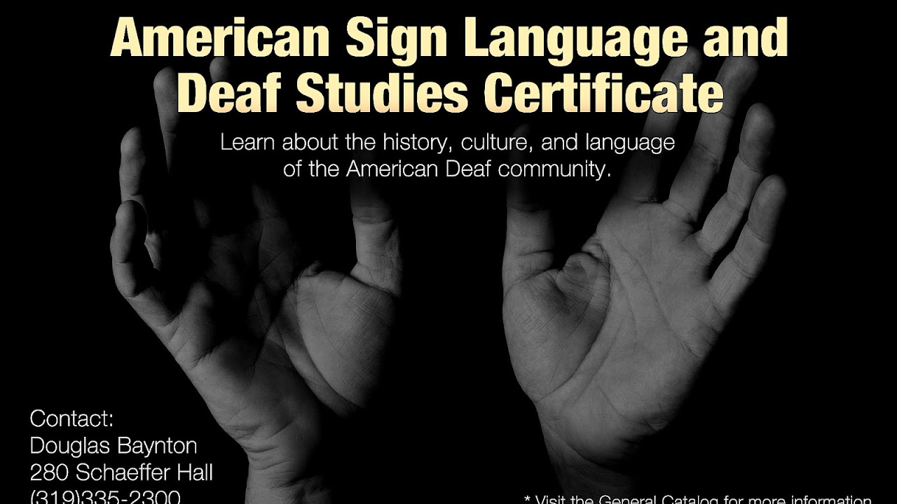 American Sign Language Certificate American Choices