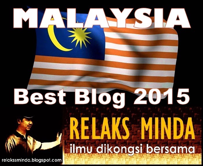 Blog Relaks Minda - Malaysia Best Blog 2015