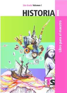 Libro de Telesecundaria Historia I Segundo grado Volumen I Libro para el Maestro 2016-2017