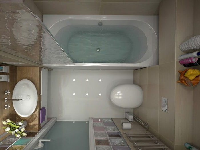 Küçük Banyolar İçin Dekorasyon Ve Tasarım Modelleri dar banyo tasarımı
