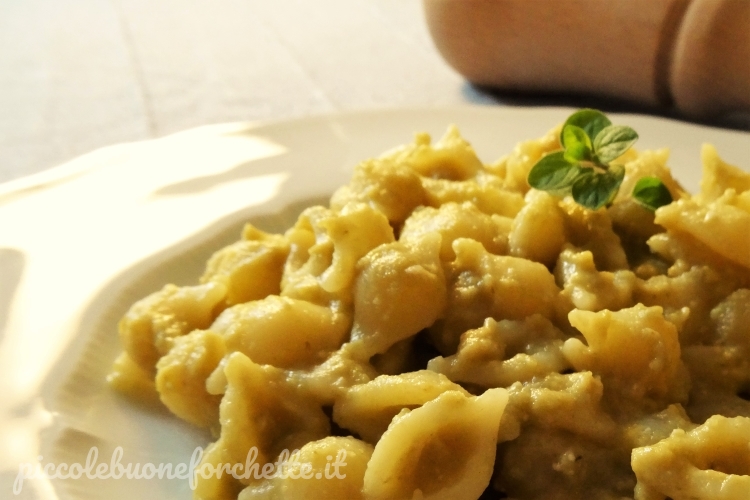 Ricetta Pasta Condita Con Crema Di Carciofo Per Bambini Piccole Buone Forchette
