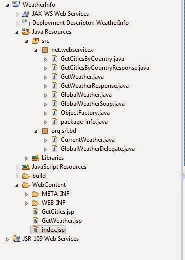 Java Tutorials: Consuming Global Weather Web Service