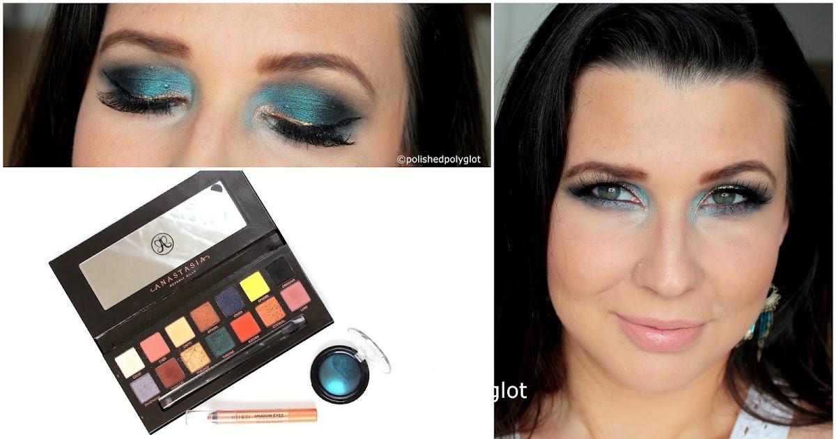 Makeup │Sultry Peacock Makeup Look [Monday Shadow Challenge] / Polished ...