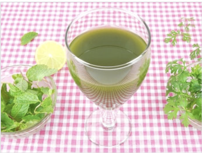 Coriander GreensMint Juice लौकी और खीरे का जूस बनाने की विधि