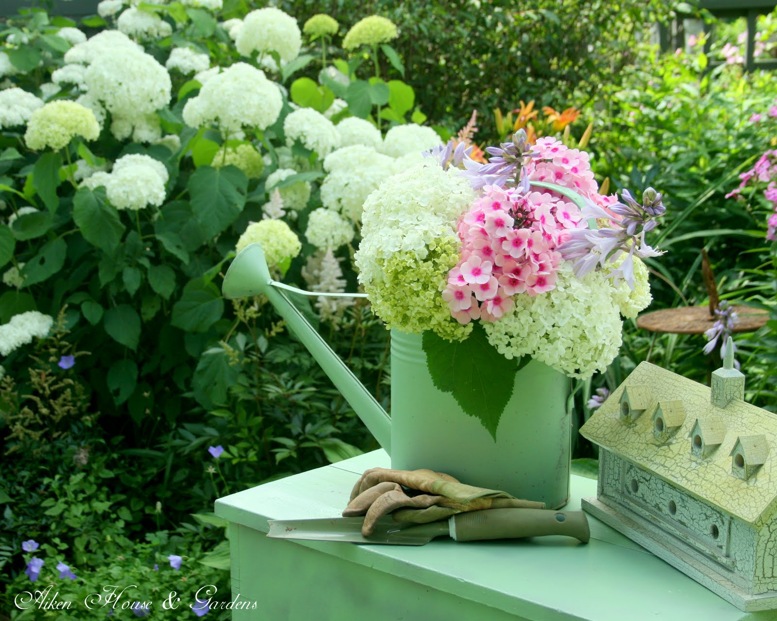 Aiken House & Gardens: Pretty Containers ~ Pretty Bouquets